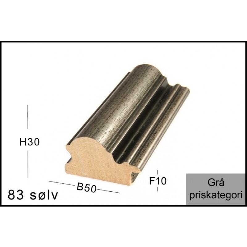 Fotoramme Nr.   83 Sølv