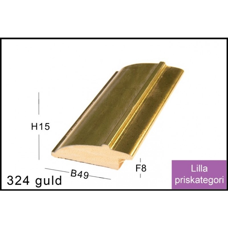 Fotoramme Nr.  324 Guld Special Størrelse