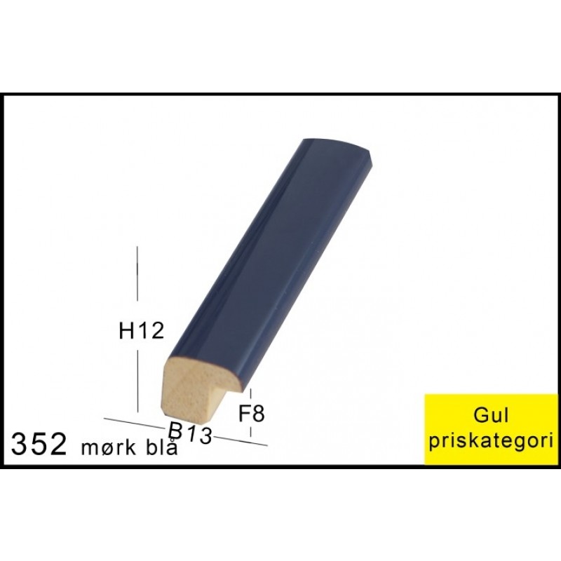Fotoramme Nr.  352 Mørk Blå