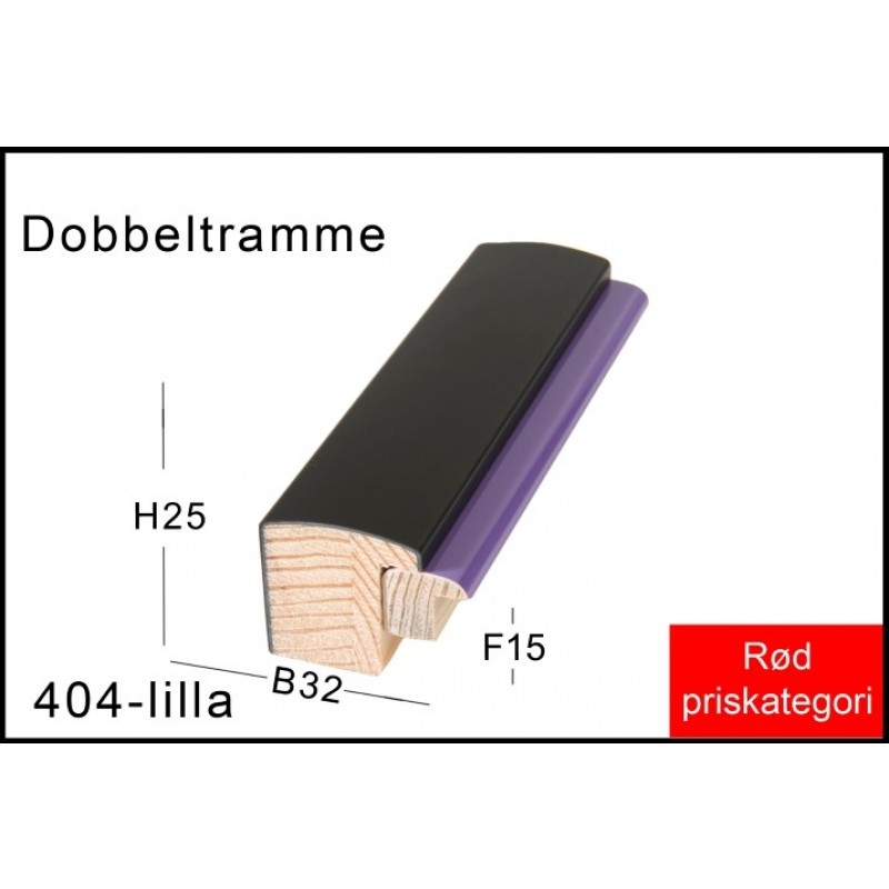Fotoramme Nr.  404 Lilla Trendline Special Størrelse