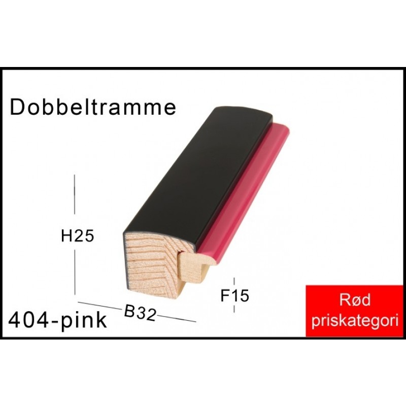 Fotoramme Nr.  404 Pink Trendline Special Størrelse