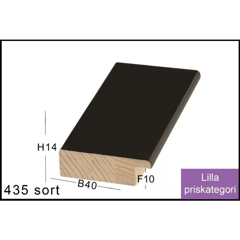 Fotoramme Nr.  435 Sort