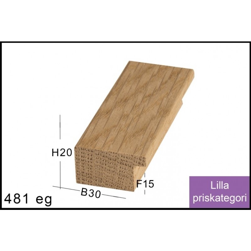 Fotoramme Nr.  481 Eg Special Størrelse