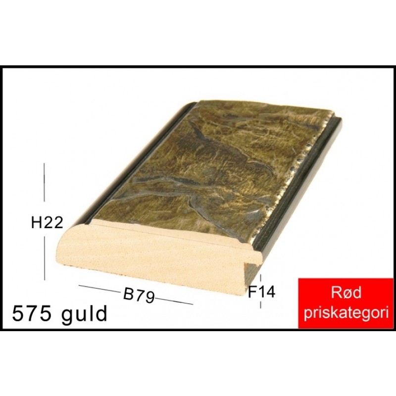 Fotoramme Nr.  575 Guld Special Størrelse