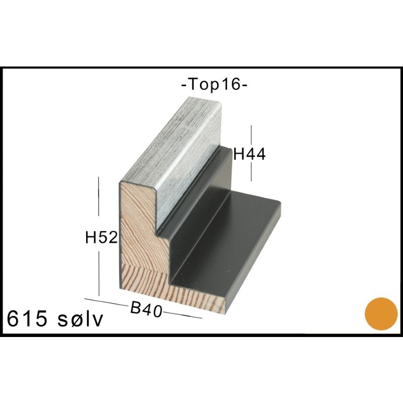 SVÆVERAMME NR.  615 SØLV DUO