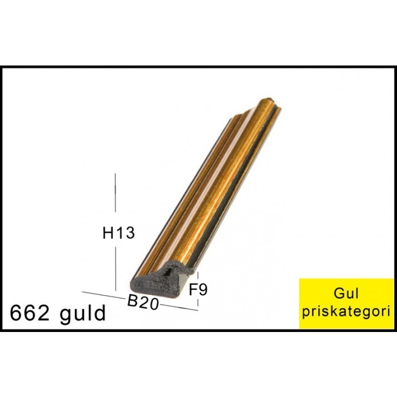 Fotoramme Nr.  662 Guld Special Størrelse