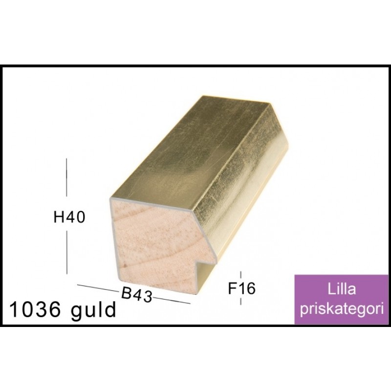 Fotoramme Nr. 1036 Guld