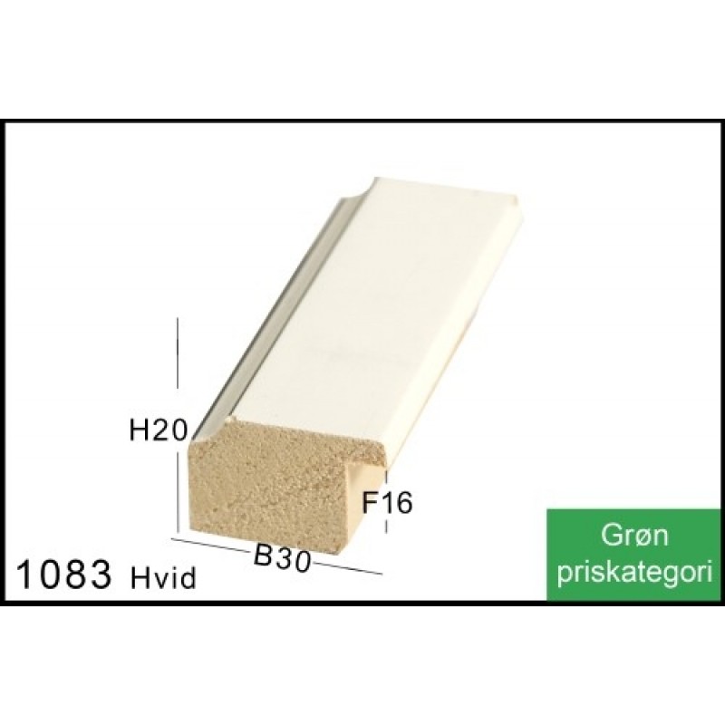 Fotoramme Nr. 1083 Hvid