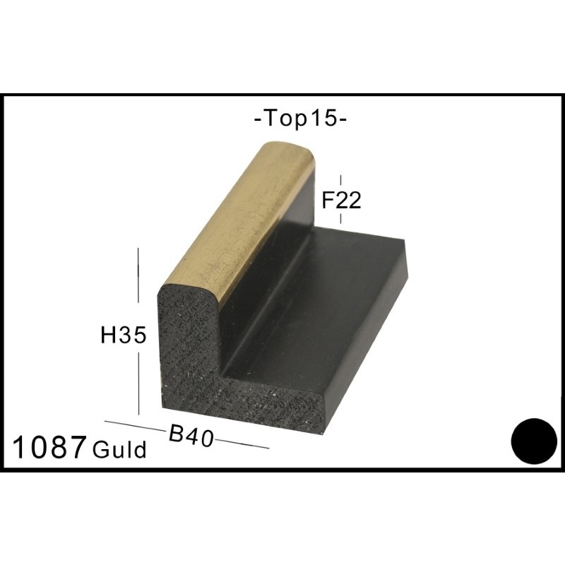 SVÆVERAMME NR. 1087 Guld