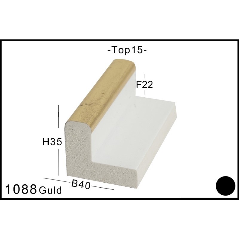 SVÆVERAMME NR. 1088 Guld