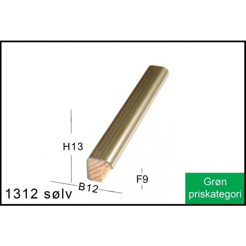 Fotoramme Nr. 1312 Sølv Special Størrelse