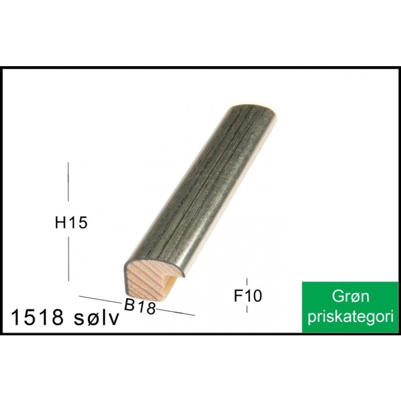 Fotoramme Nr. 1518 Sølv Special Størrelse