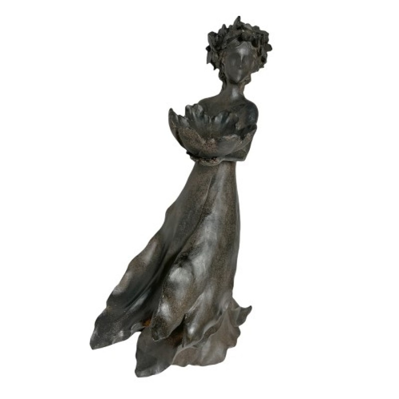 KvindeMedFuglebadAntikSort-01