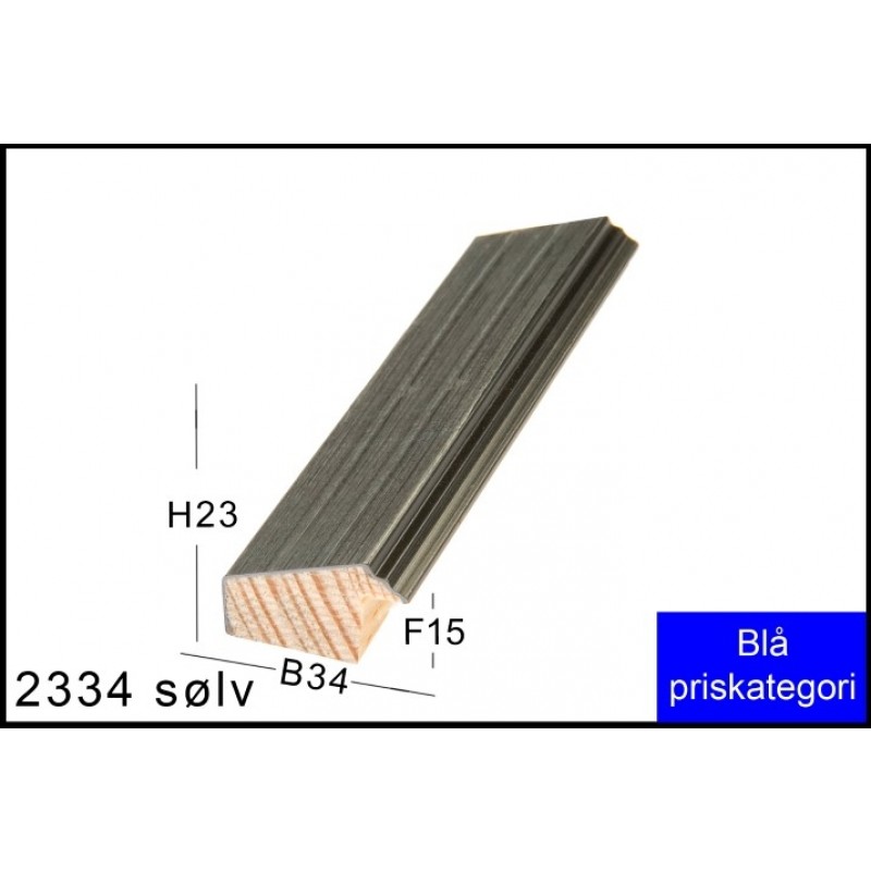 Fotoramme Nr. 2334 Sølv