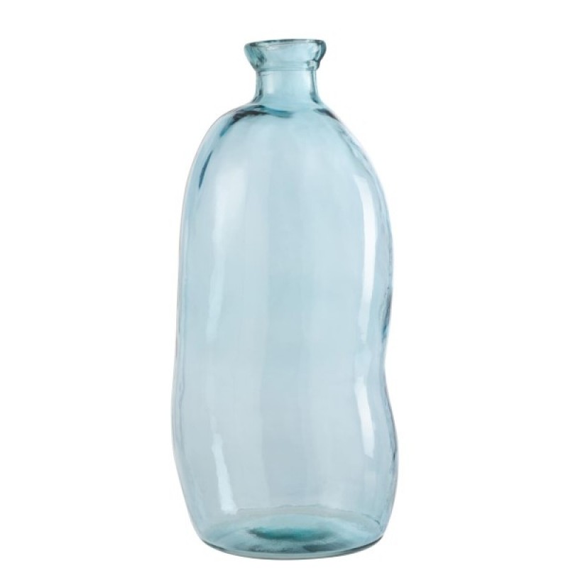 Vase Olivia Glass LIght Blue  H73 cm