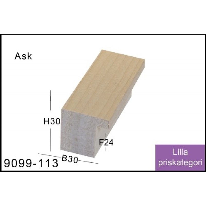 Ramme til maleri 9099-113 Ask