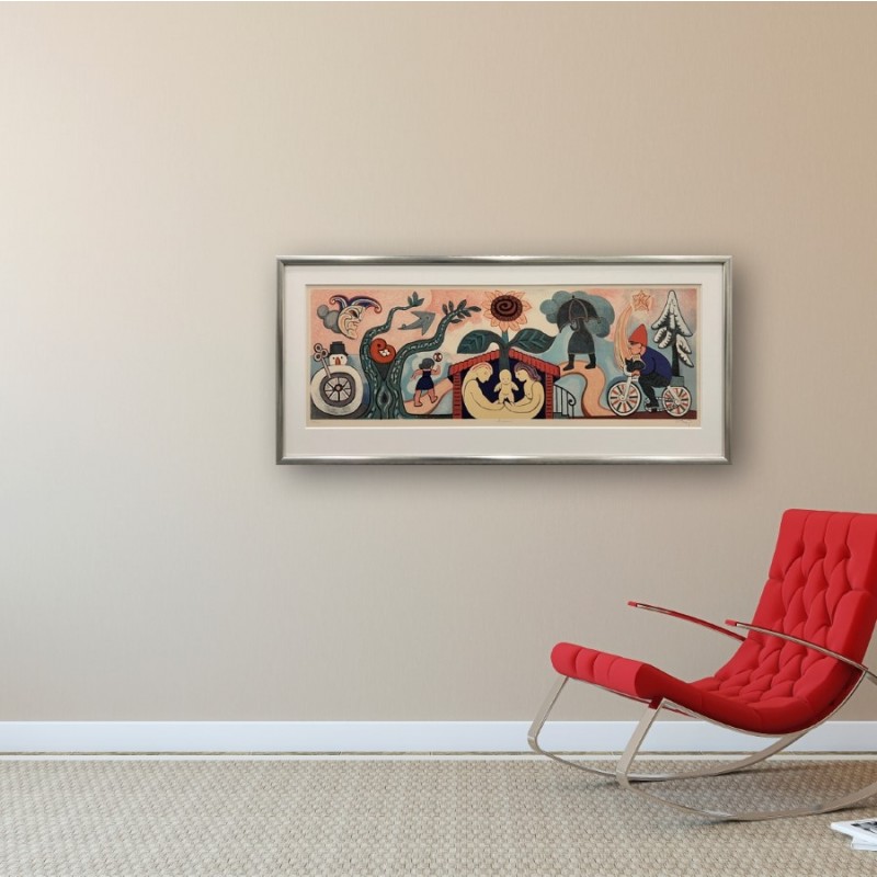 Heerup Litografi - "årstiderne" (Signeret & Nummeret 260/500) 