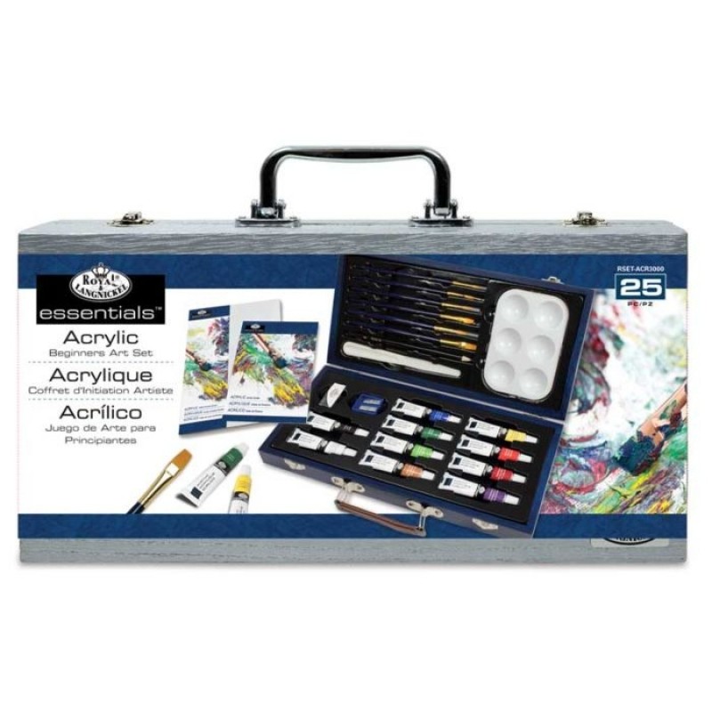 Essentials Acrylic Set - Wooden Box