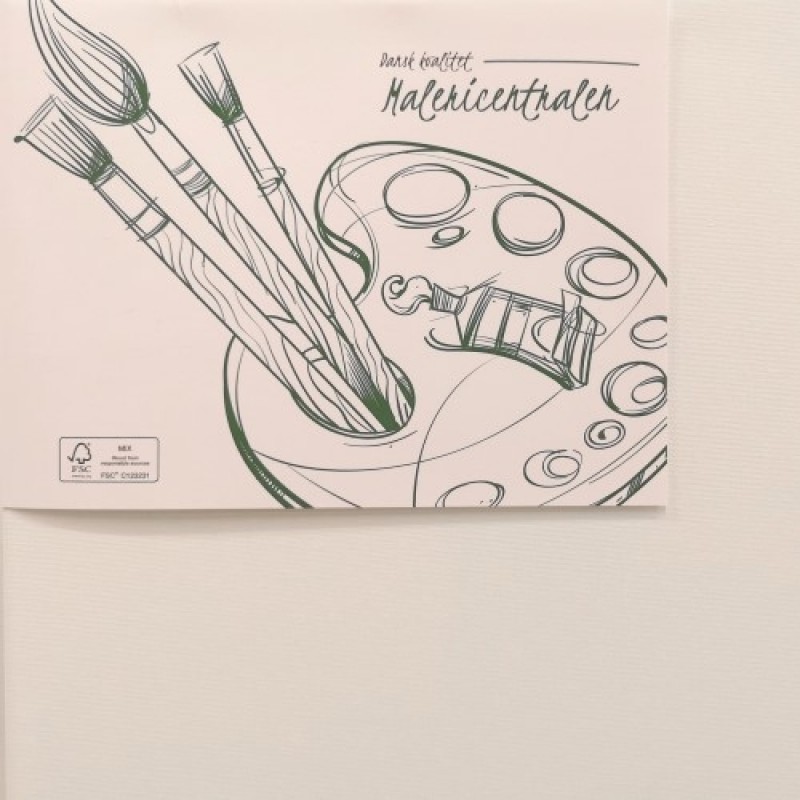  50x70 Akvaral Lærred