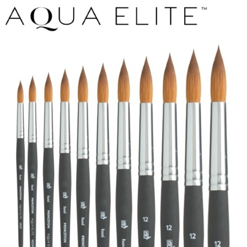 Princeton Aqua Elite Synthetic Short Handle Round