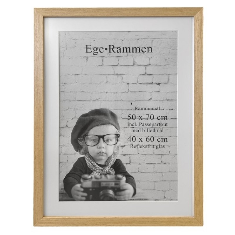 Ege Rammen 50x70 - Incl Passepartout til 40x60