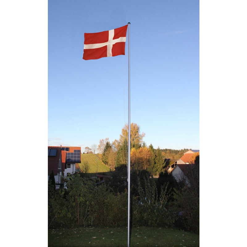 Kvalitets flagstang i aluminium i modulsystem