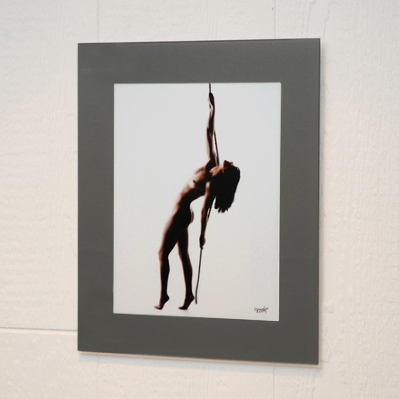 GRAFIT GRÅ GLAS RAMME