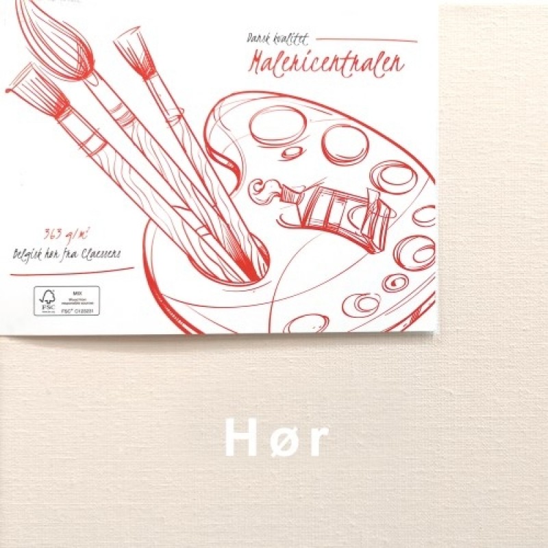 100x160 Hør Malerlærred m/kryds 