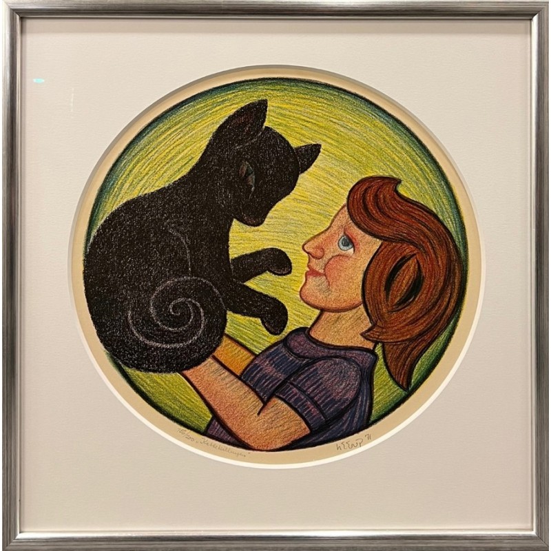 HeerupLitografikattekillingenSigneretNummeret156200-039