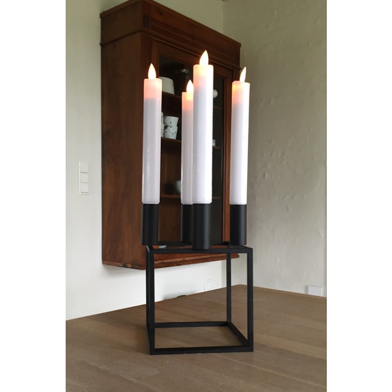 Kronelys med batteri