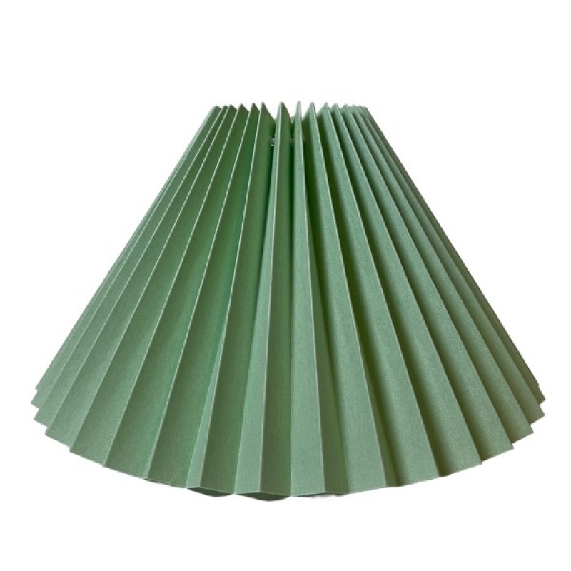 Plisse Skærm Lys Grøn