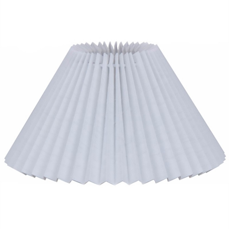 Plisse Skærm Hvid PVC