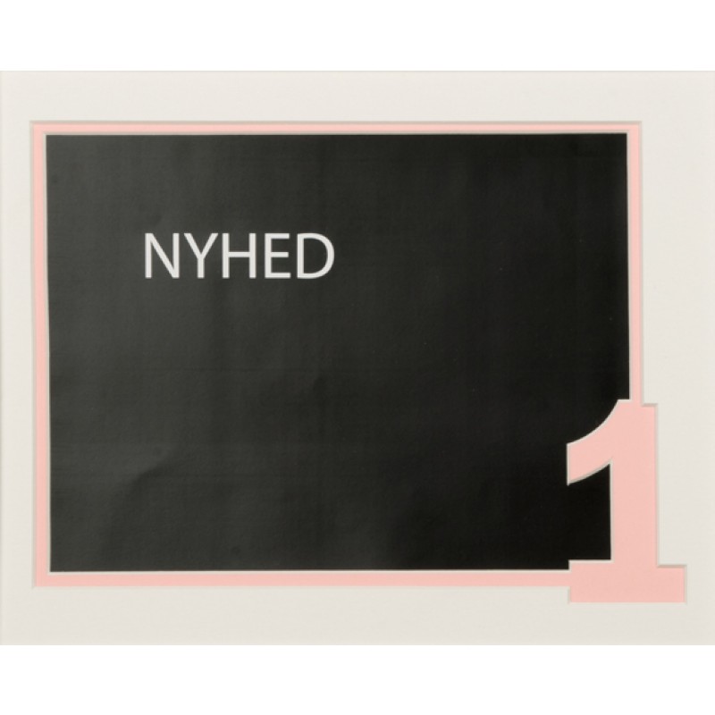 PP108 Dobbelt passepartout m/ lyserødt ET-TAL 24x30