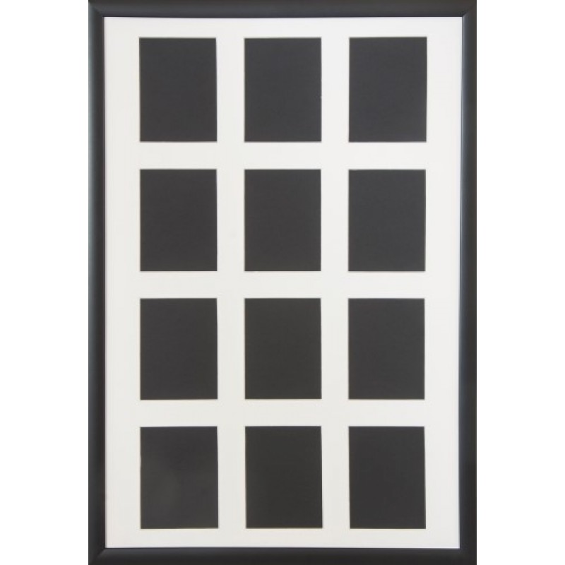 Års ramme 40x60 cm passepartout med 12 stk. 9x12 huller