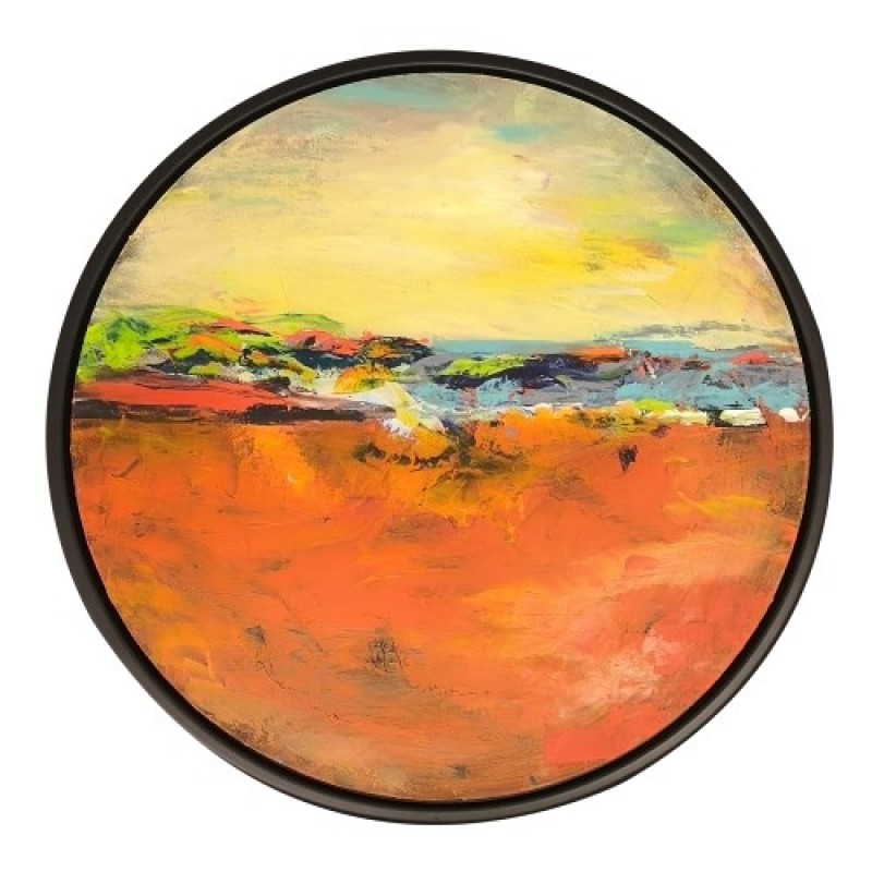 Rund svæveramme  40 cm. - Sort