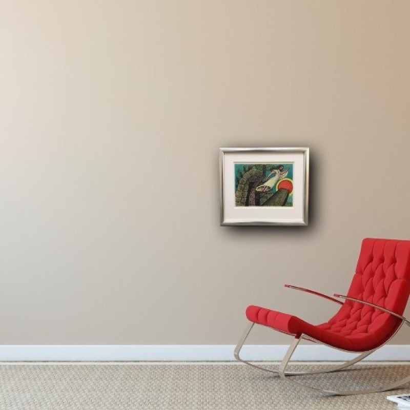 Heerup Litografi - 'Vær velkommen herrens år' 