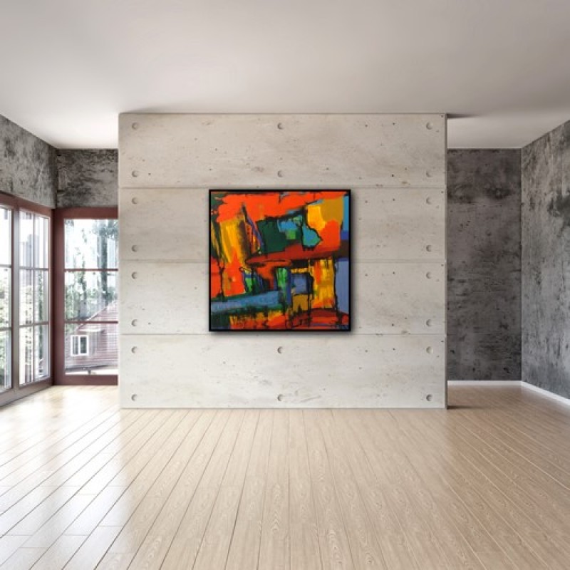 Hanne Hermann 96x96 cm