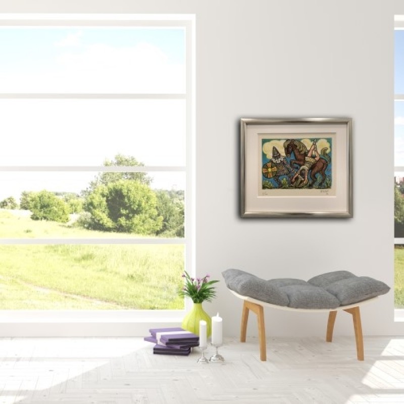 HeerupLitografivrvelkommenherrensrnr8SigneretNummeret5100-051