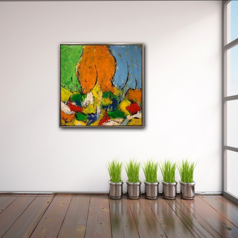 Vagn Frederiksen Vang 100x100 cm.