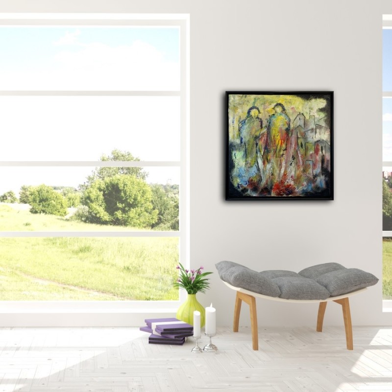 Vagn Frederiksen Vagn 70x70 cm.