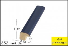 SVÆVERAMME NR.  619 MAT SORT