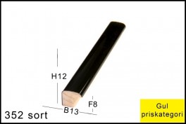SVÆVERAMME NR.  619 MAT SORT