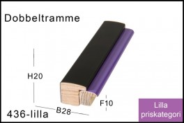 Fotoramme Nr.  436 Lilla Trendline