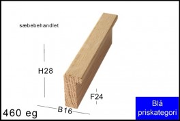 SVÆVERAMME NR.  619 MAT SORT