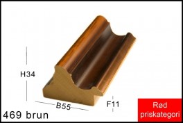 SVÆVERAMME NR.  619 MAT SORT