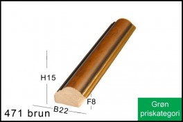 SVÆVERAMME NR.  619 MAT SORT