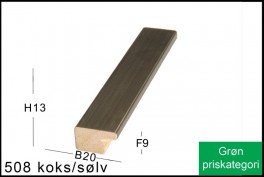 SVÆVERAMME NR.  619 MAT SORT