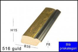 SVÆVERAMME NR.  619 MAT SORT
