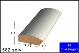 SVÆVERAMME NR.  619 MAT SORT