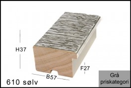 SVÆVERAMME NR.  619 MAT SORT